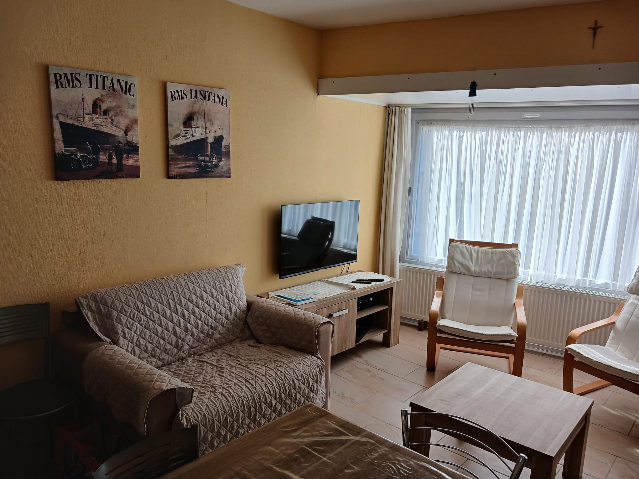 Salon avec bow-window